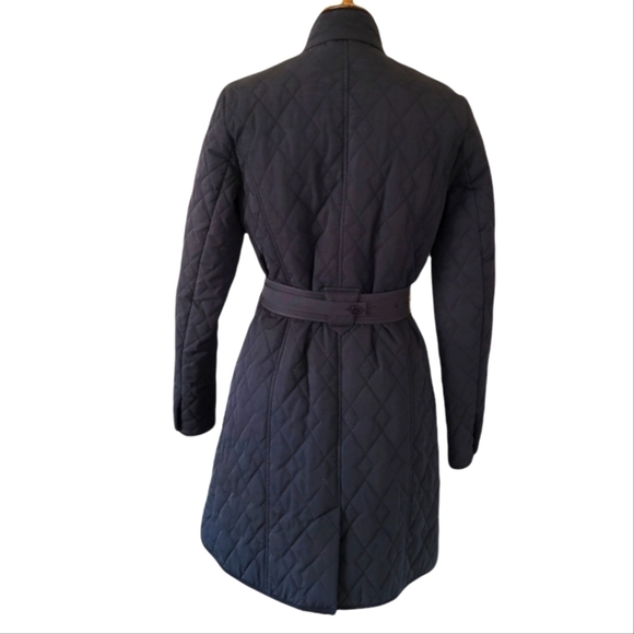 J. McLaughlin Black Quilted Puffer Midi Coat - Picture 4 of 8